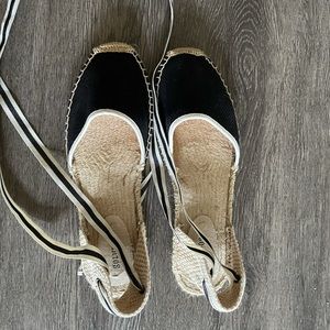 Soludos flat black espadrilles - sz 11